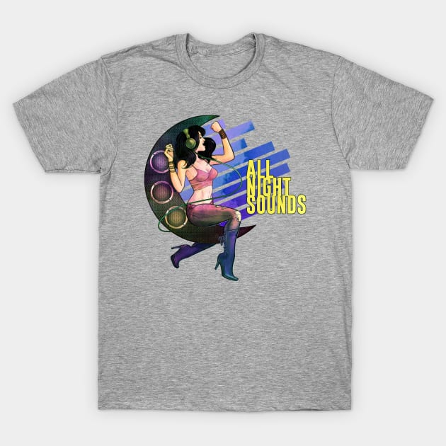 All Night Sounds Rock Out T-Shirt by allnightsounds